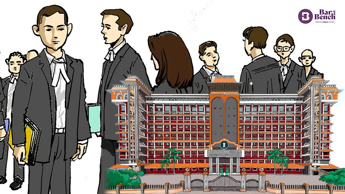 Young lawyers with Kerala High Court