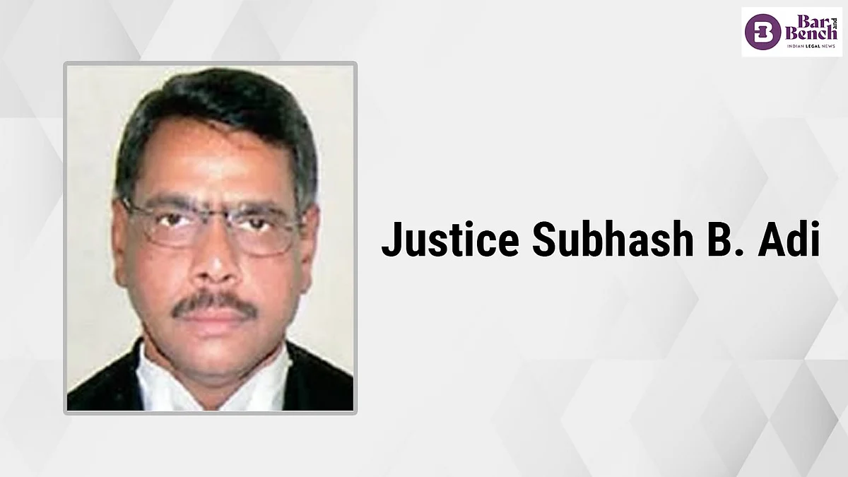 Rtd Justice Subhash B. Adi