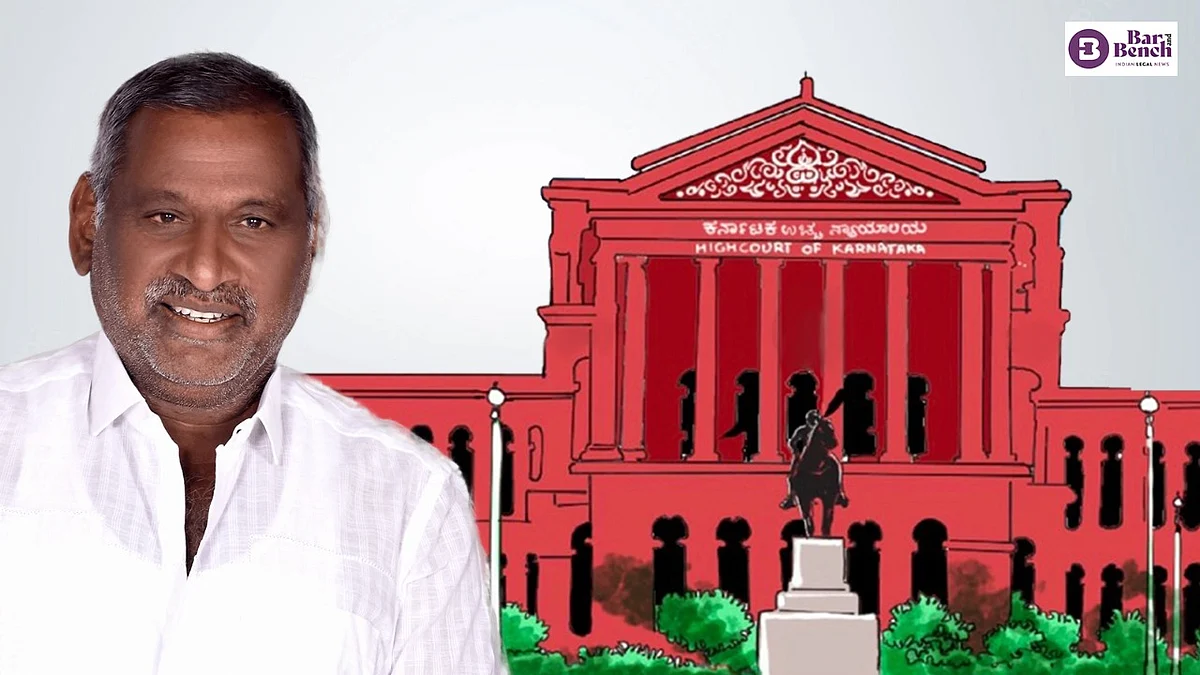 Law minister J C Madhuswamy and Karnataka HC