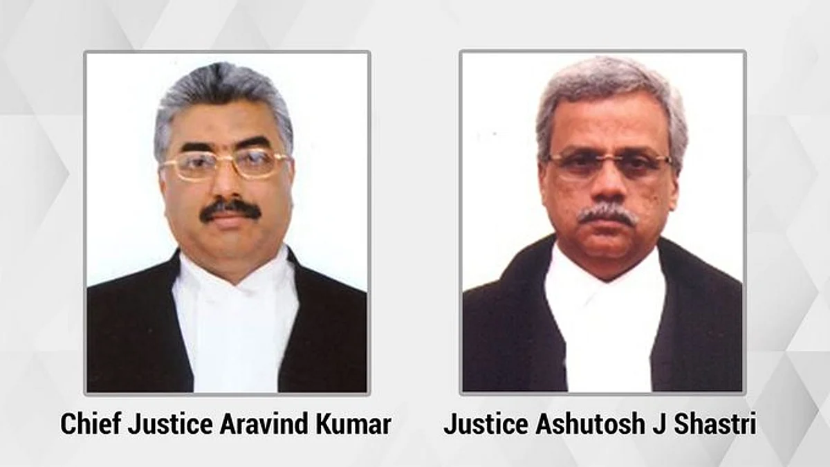 Chief Justice Aravind Kumar and Justice Ashutosh J Shastri