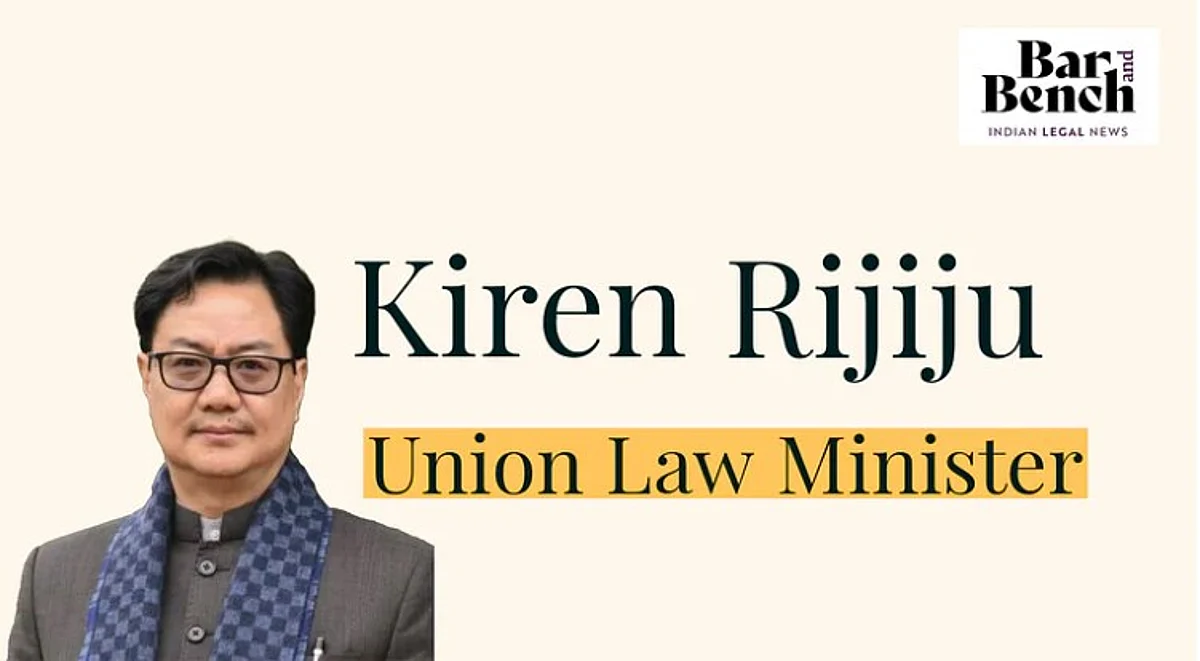 Kiren Rijiju Law Minister
