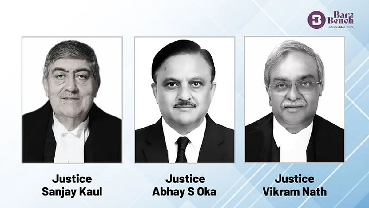 Justice Sanjay Kaul, Justice AS Oka and Justice Vikram Nath