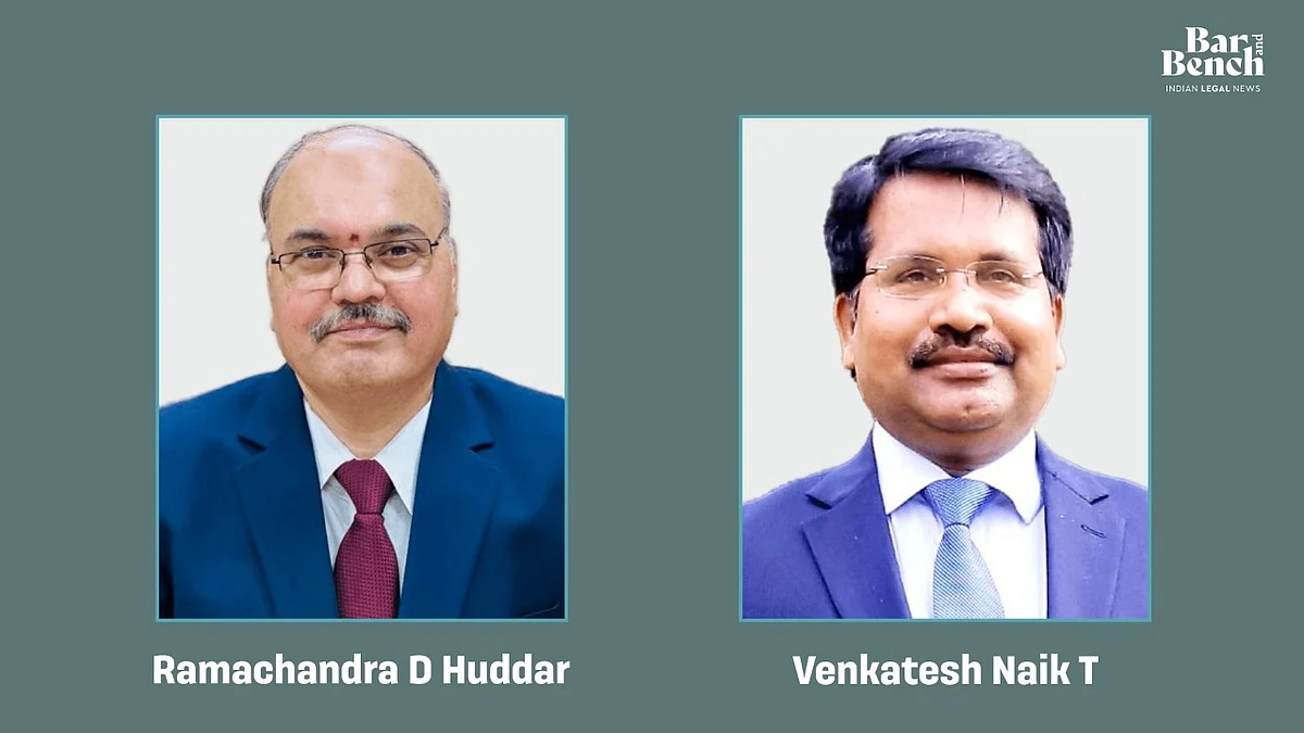 ಹೈಕೋರ್ಟ್ ನ್ಯಾಯಮೂರ್ತಿಗಳ ಹುದ್ದೆಗೆ ರಾಮಚಂದ್ರ ಹುದ್ದಾರ, ವೆಂಕಟೇಶ ನಾಯಕ್ ಹೆಸರು ಶಿಫಾರಸ್ಸು ಮಾಡಿದ ಕೊಲಿಜಿಯಂ