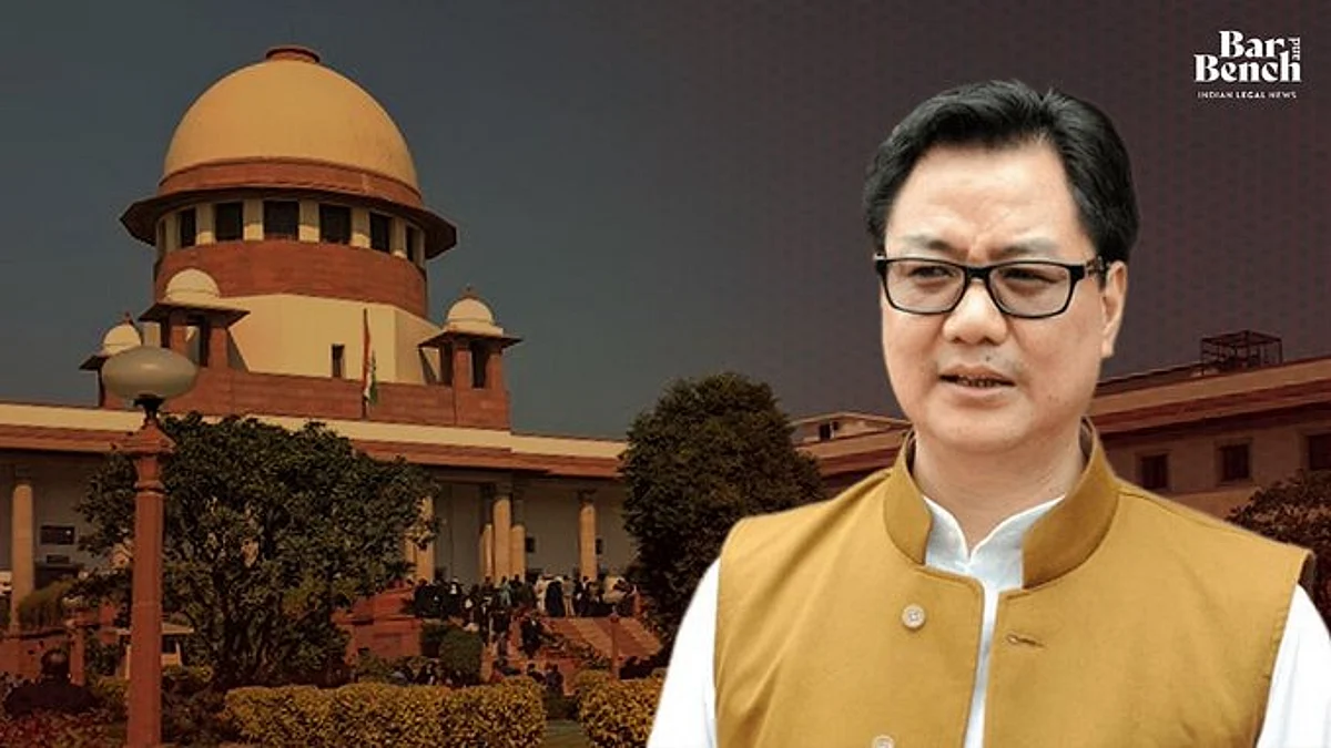 Kiren Rijiju and Supreme Court