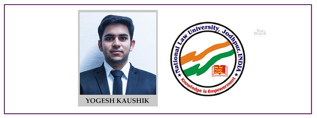 Meet our Campus Ambassadors Yogesh Kaushik, NLU Jodhpur