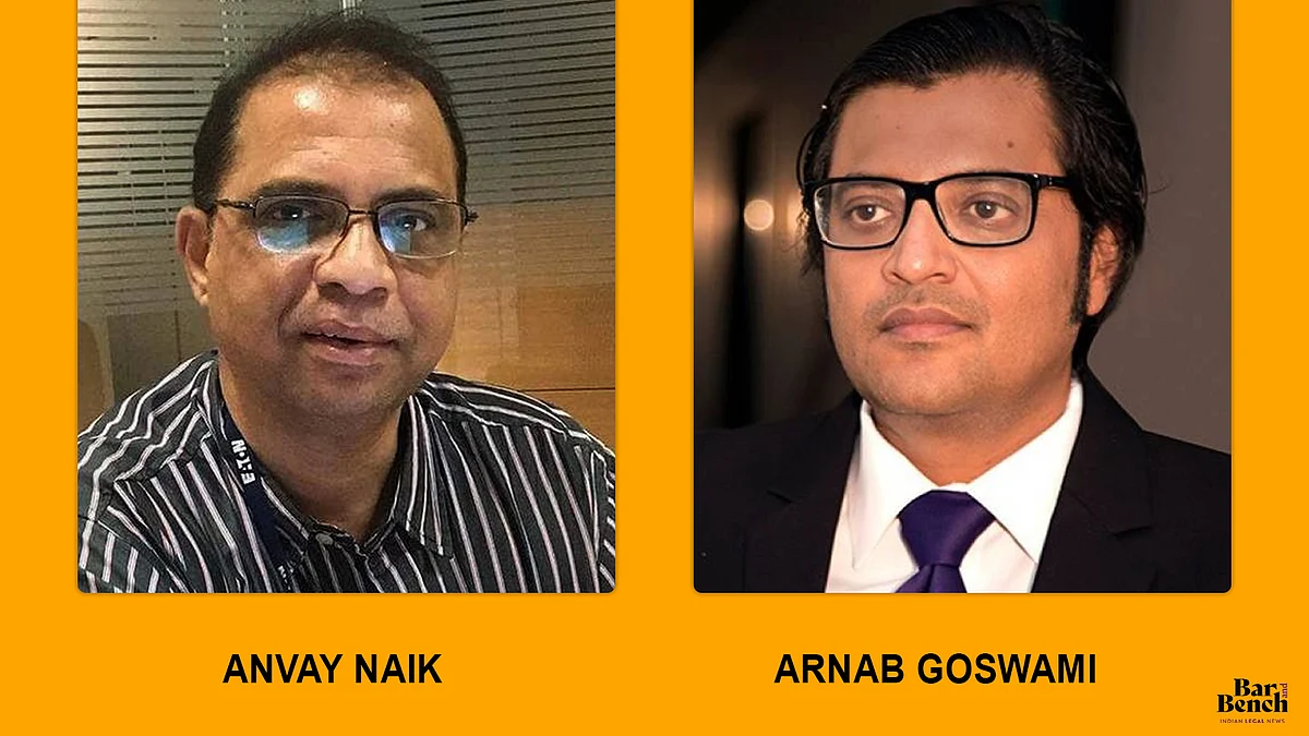 Arnab Goswami allegedly forced Anvay Naik and his mother for suicide