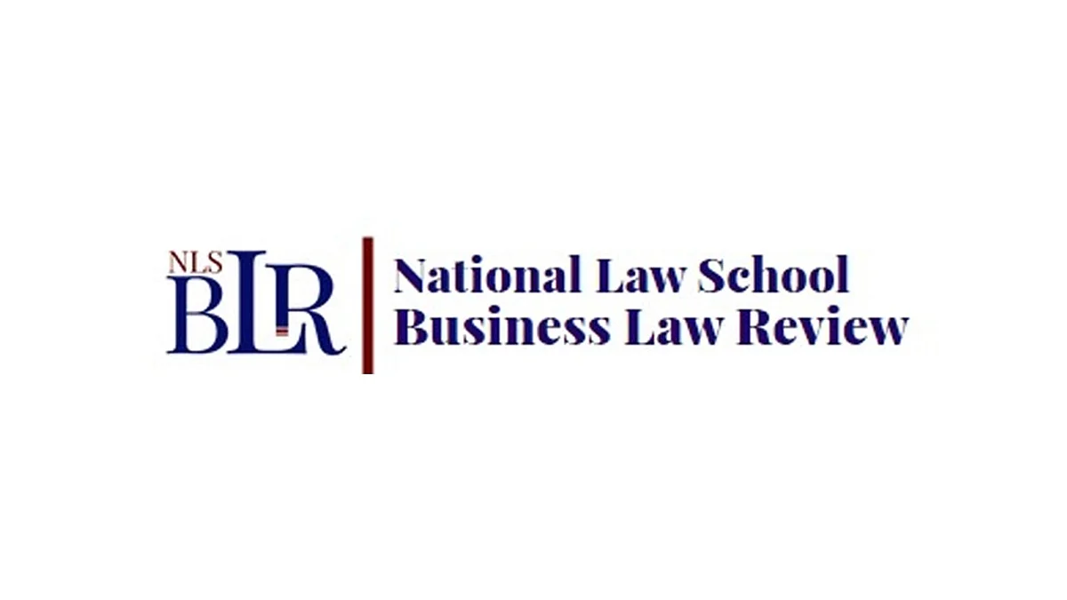 Call For Submission NLS Business Law Review Call For Submission NLS Business Law Review