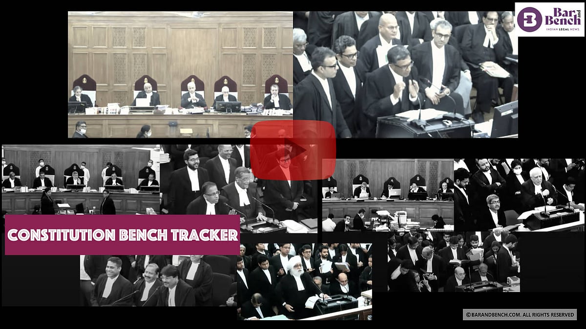 Supreme Court Constitution Bench Tracker OctoberNovember 2022