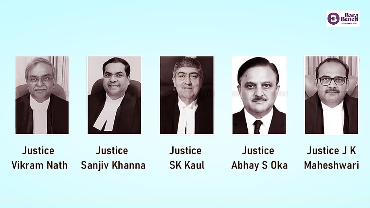 Supreme Court Constitution Bench Tracker November December 2022