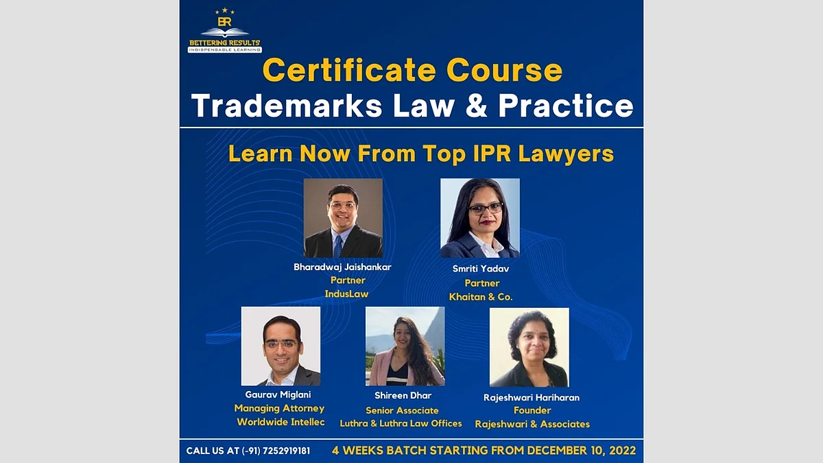 Learn Trademarks Law Practice From Top IPR Lawyers Register Now learn-trademarks-law-practice-from-top-ipr-lawyers-register-now