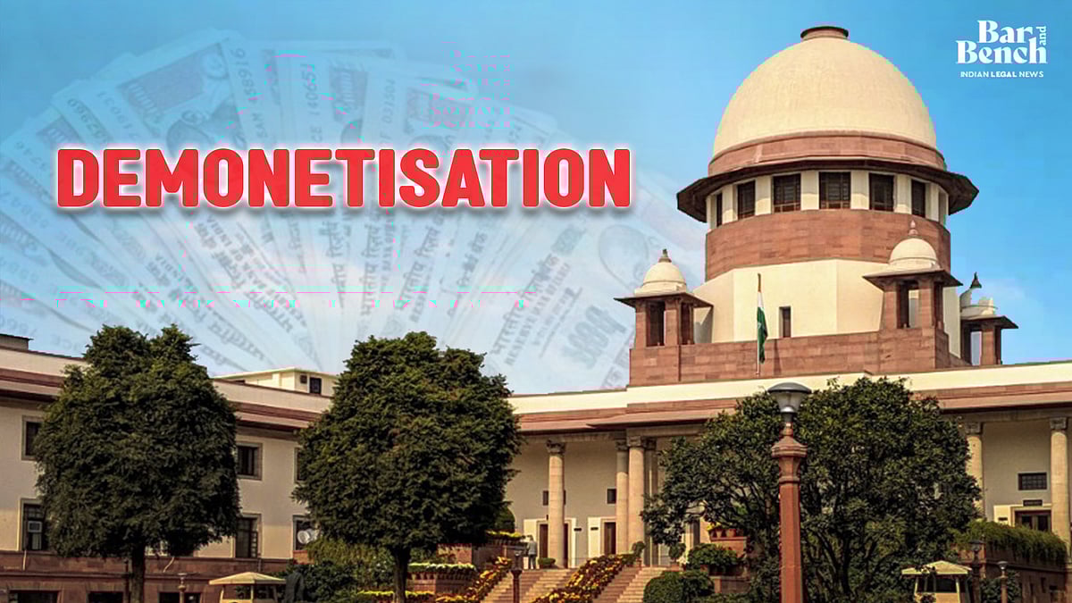 Supreme Court judgment reveals how decision for demonetisation was ...