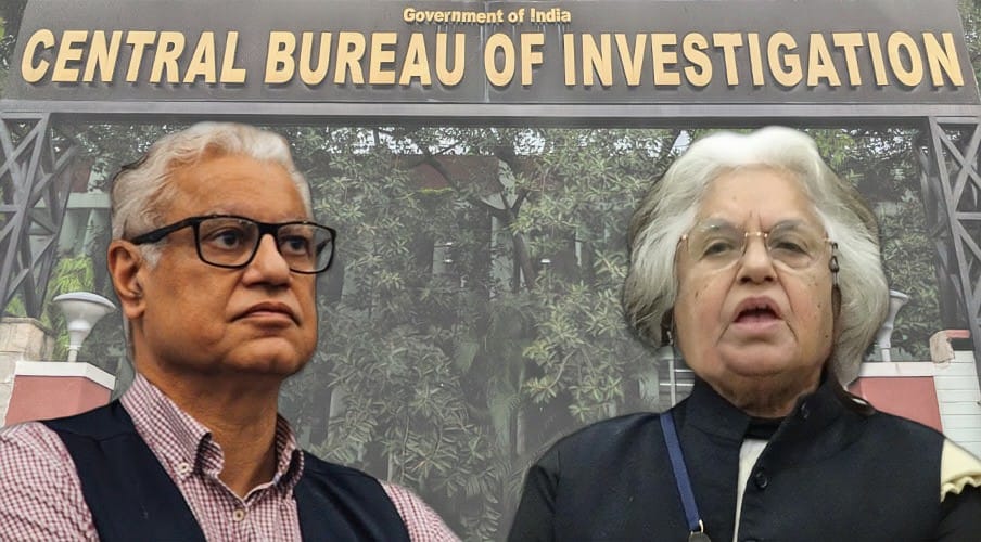 Breaking CBI Raids Residence Offices Of Indira Jaising And Anand Grover