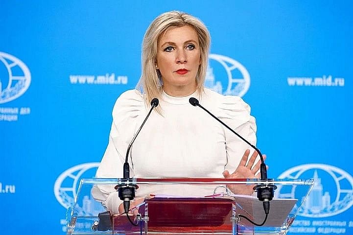 Maria Zakharova, the chief spokesperson of the Russian Ministry of Foreign Affairs
