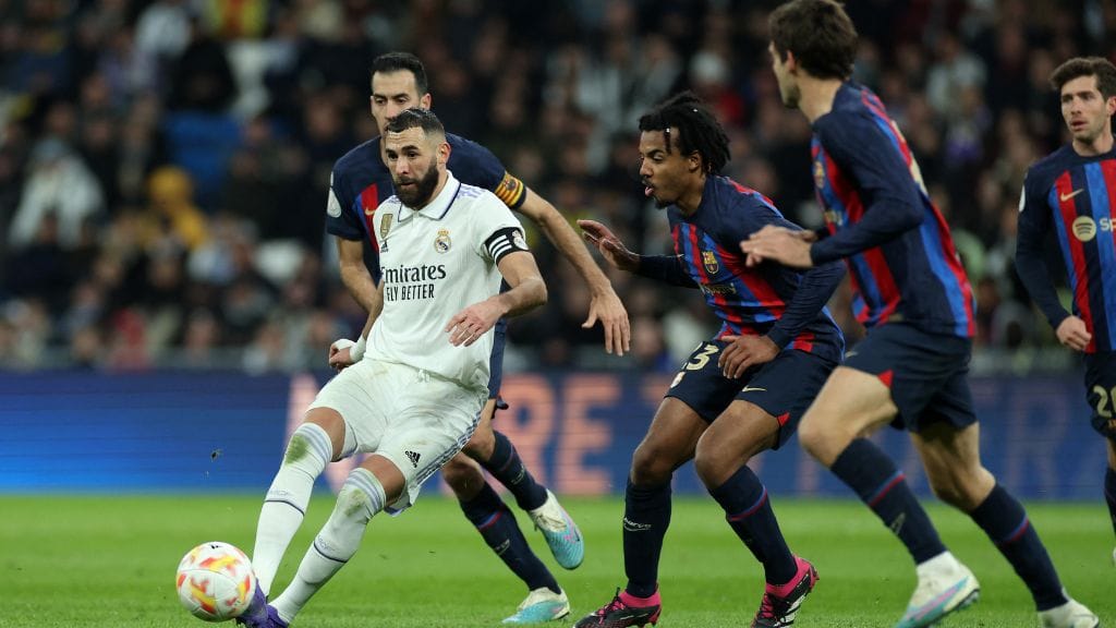 Barcelona stunned as Benzema hat-trick sends Real into Copa final