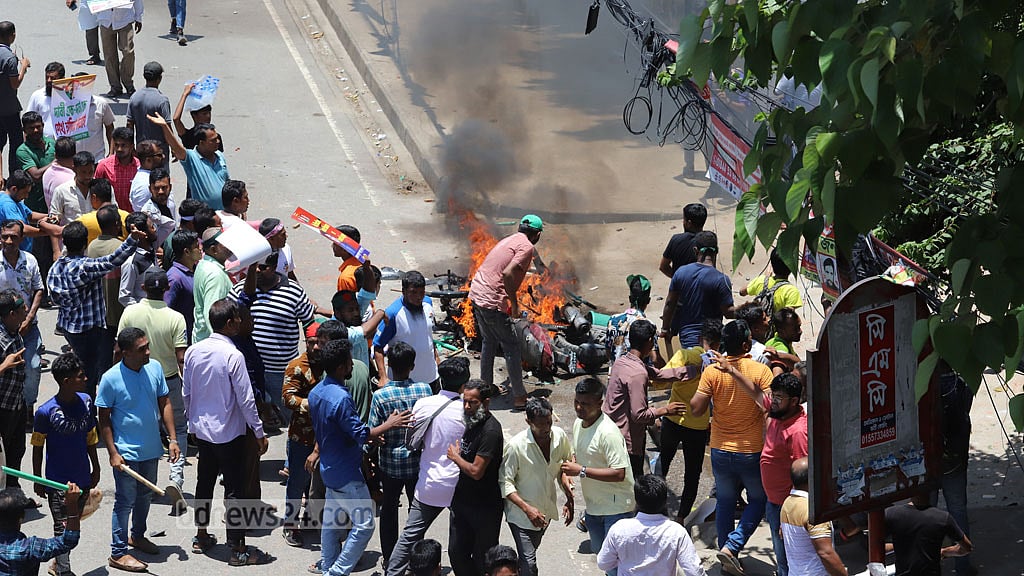 Clashes erupt during BNP's protest march in Dhaka's Mirpur - Vimarsana News
