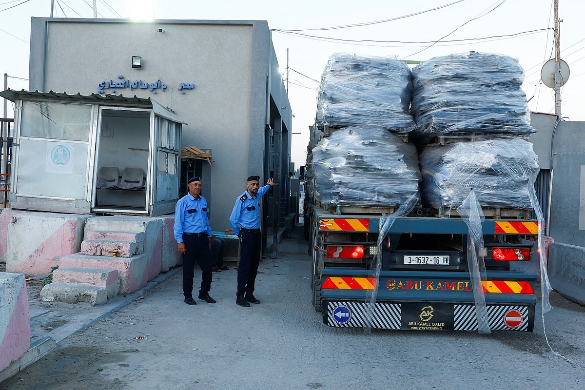 New Gaza crossing opens for aid truck inspections: Red Crescent Official - Vimarsana News