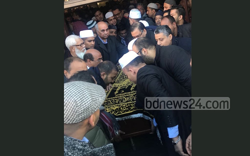 Annisul's funeral prayer takes place in London Regent’s Park mosque