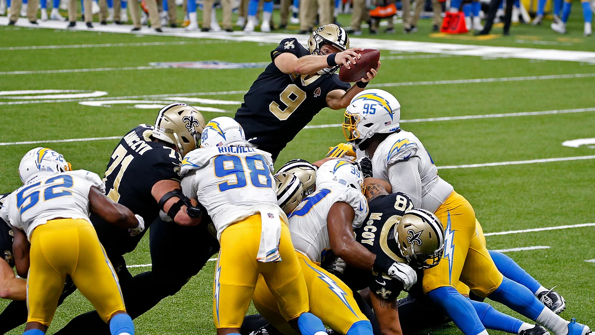 Drew Brees, Wil Lutz lift New Orleans Saints past Los Angeles Chargers, 30-27 in OT