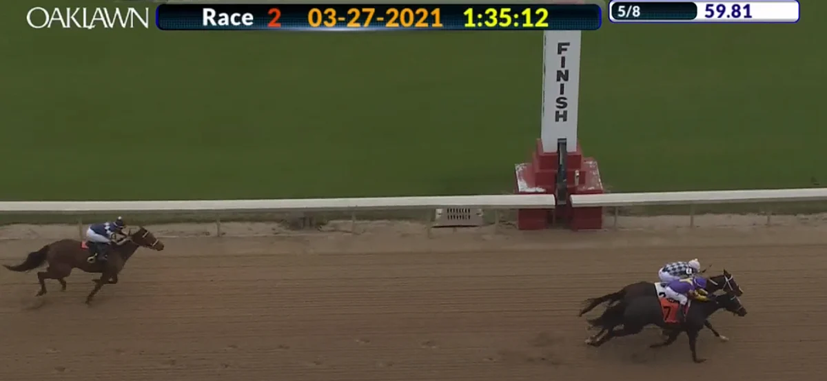 Oaklawn 2nd, March 27, 2021.