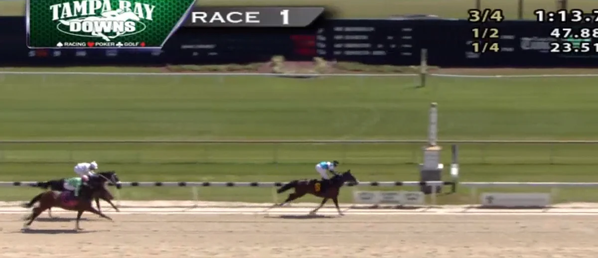 Tampa Bay Downs 1st, March 27, 2021.