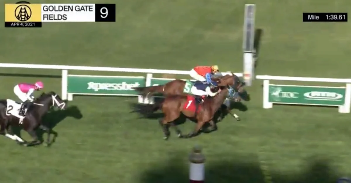 Golden Gate Fields 9th, 4/4/21.