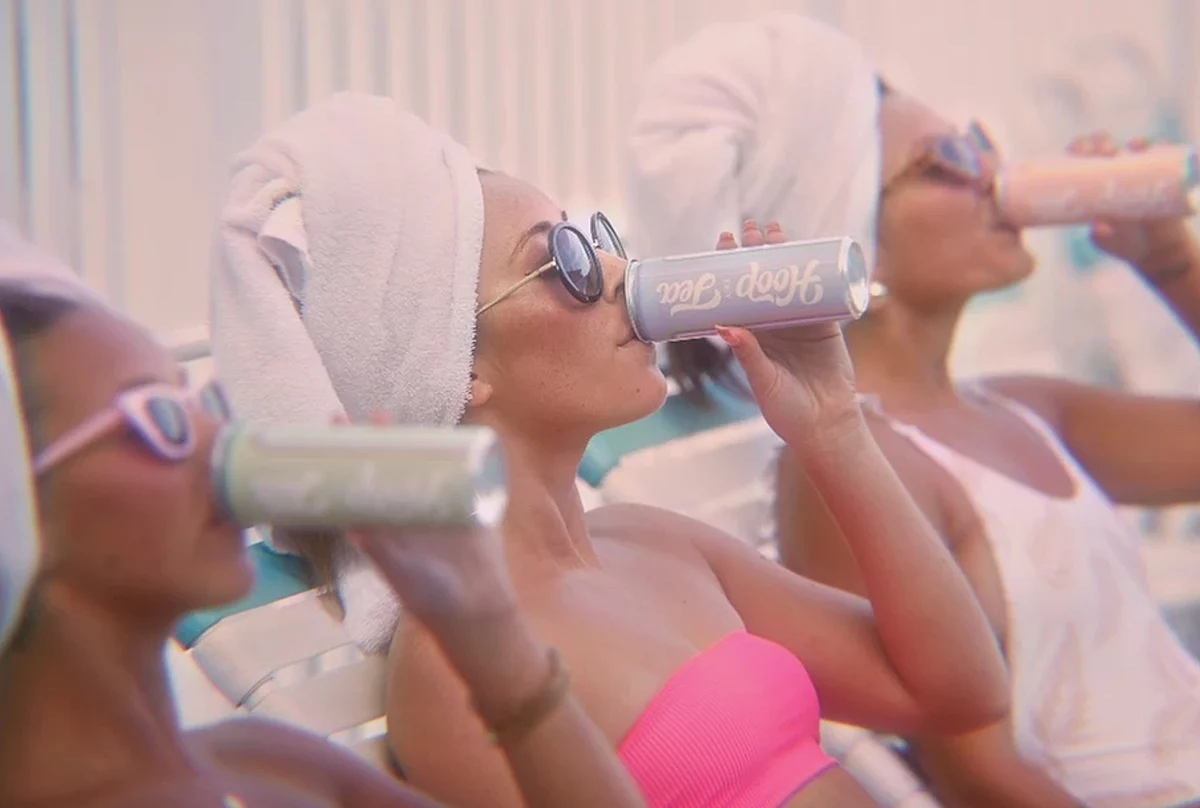 Like these young ladies, spend your day relaxing with some Hoop Tea.