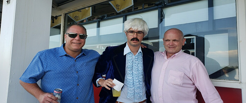 If we bought him cocktails, Mock Baffert hung out. Good guy. A lot of fun.