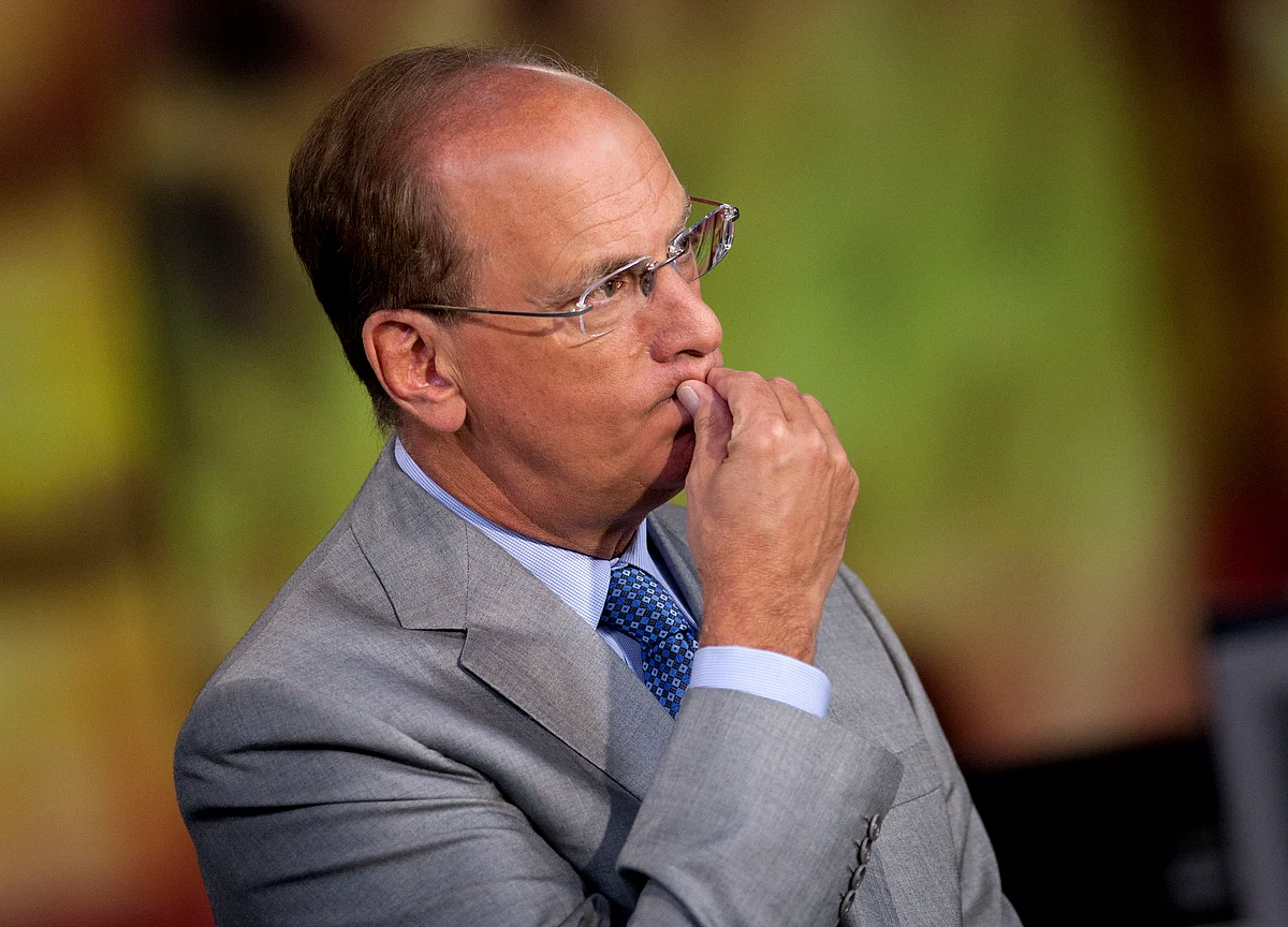Larry Fink Sees Markets Falling 15% Without Fiscal Action