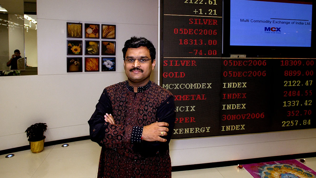 Jignesh Shah, chairman and founder of Financial Technologies. (Photographer: Scott Eells/Bloomberg News)