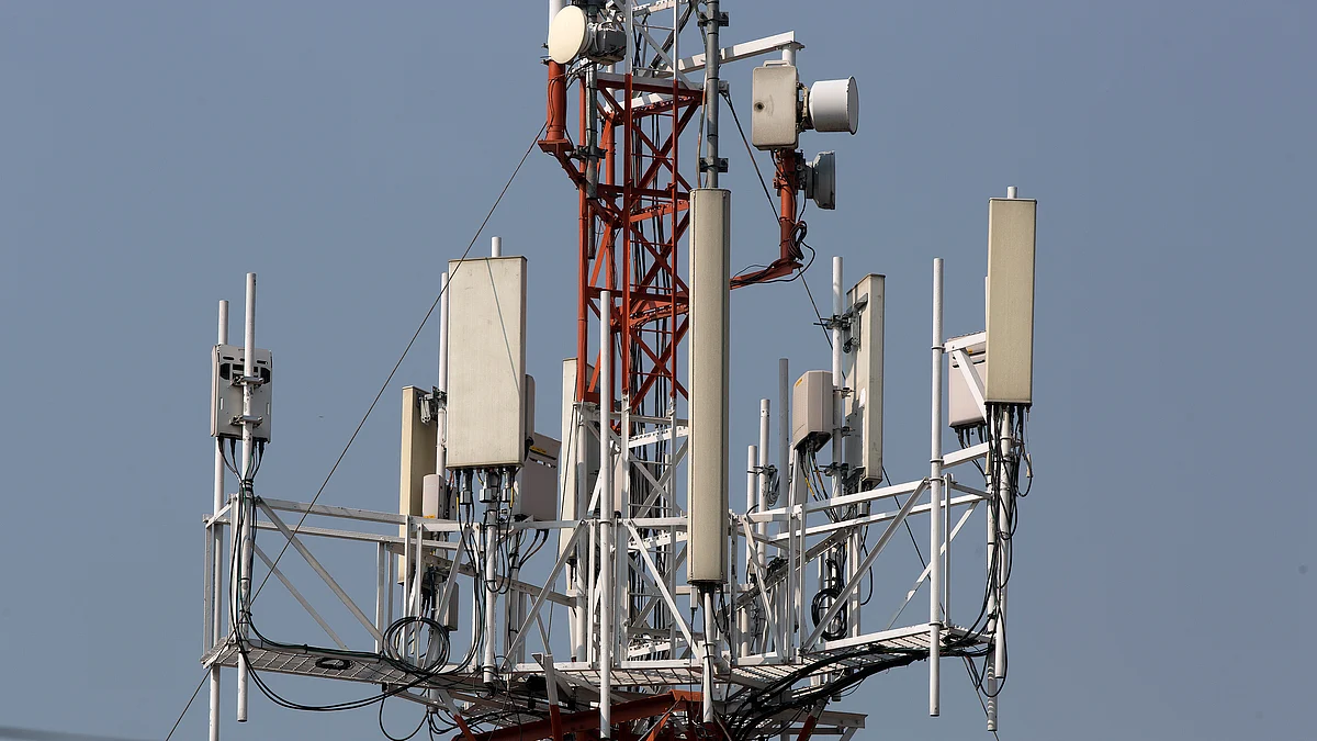 A telecom tower (Photographer: Susana Gonzalez/Bloomberg)