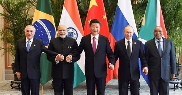 The heads of state of the five BRICS Nations (Source: BRICS 2016 website)