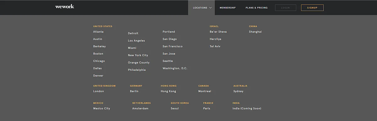 WeWork plans to launch its services in India soon (Source: www.wework.com)