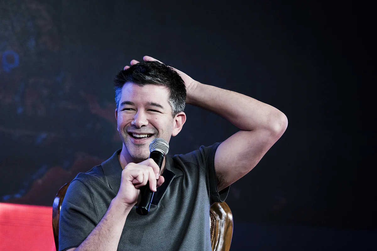 Travis Kalanick, co-founder and former chief executive officer of Uber Technologies Inc. (Photographer: Udit Kulshrestha/Bloomberg)