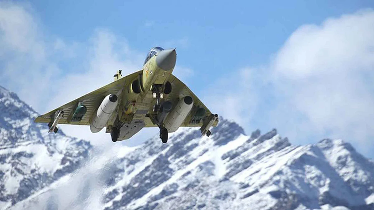 The new indigenously built Tejas Aircraft for IAF. (Photo Courtesy: ADA/Dev Rana)