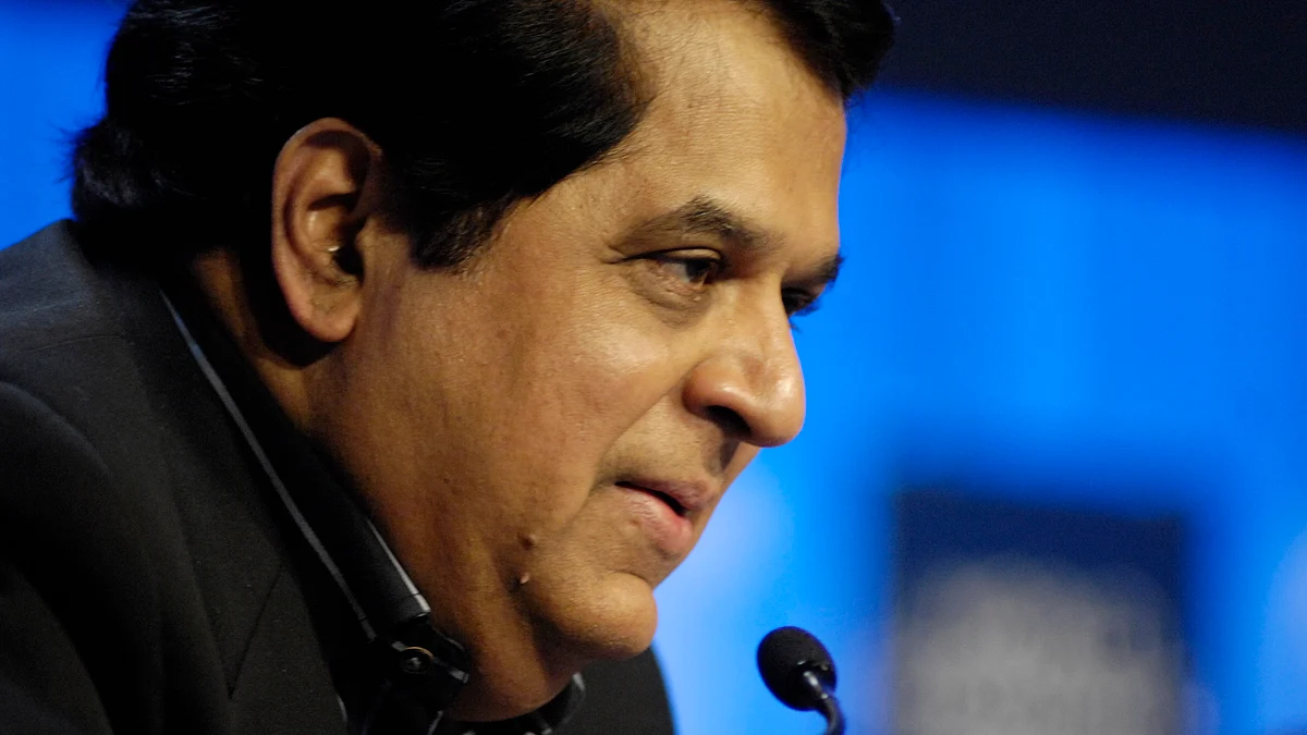 KV Kamath, president of the National Development Bank. (Photographer:Adrian Moser/Bloomberg News)