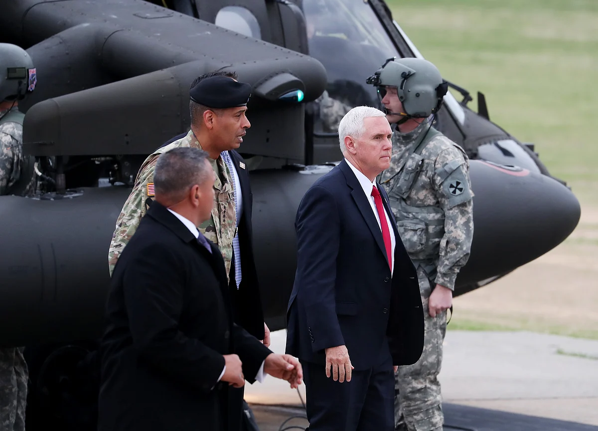 Pence Pays Surprise Visit to Afghanistan to Meet U.S. Troops