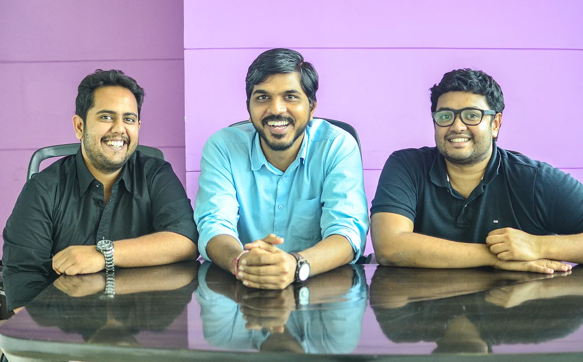 Nandan Reddy, Rahul Jaimini, Sriharsha Majety, founders of Swiggy. (Source: Swiggy)
