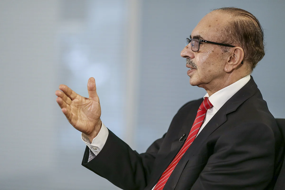 Billionaire Adi Godrej, chairman of the Godrej Group, speaks during an interview in Mumbai. (Photographer: Dhiraj Singh/Bloomberg)