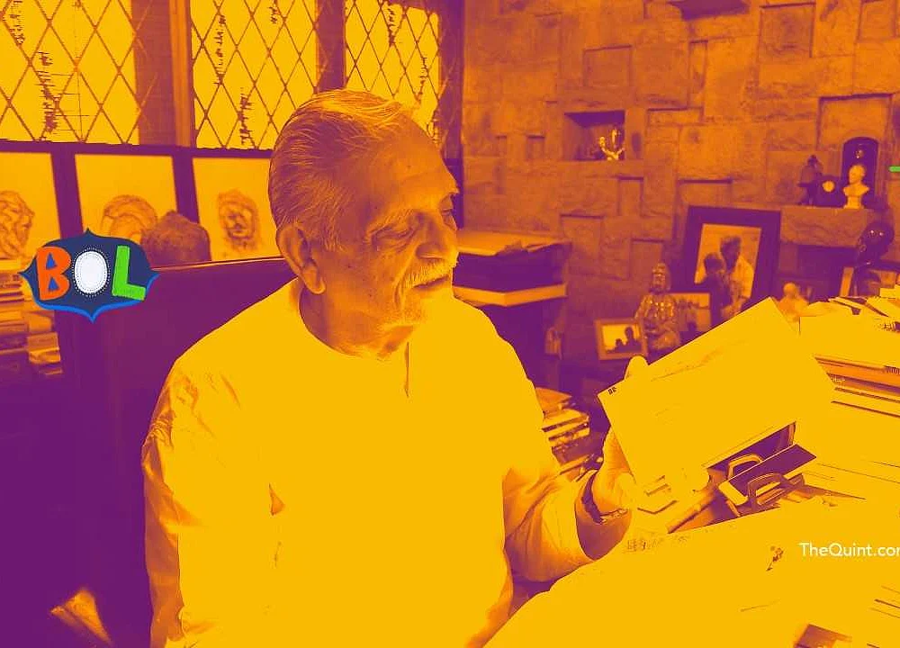 Podcast: Gulzar Shares Halwa, Kheer & Gaalis. Yes, Gaalis!