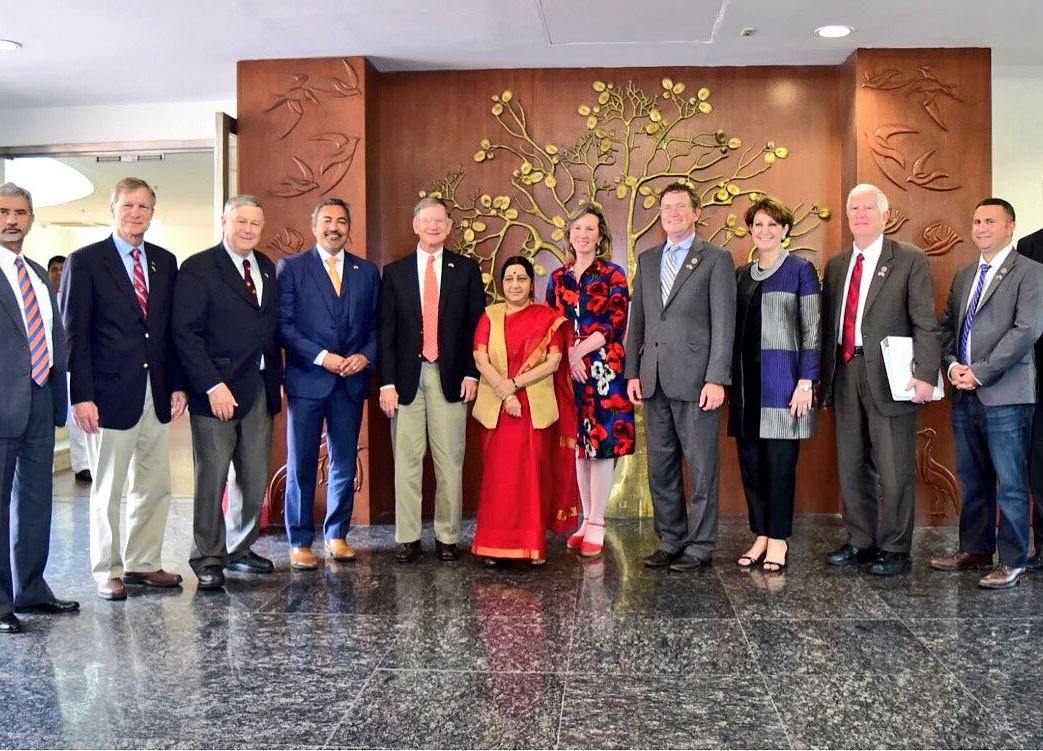 Swaraj Flags H1B Visa Issue At Meeting With U.S. Congressional Delegation
