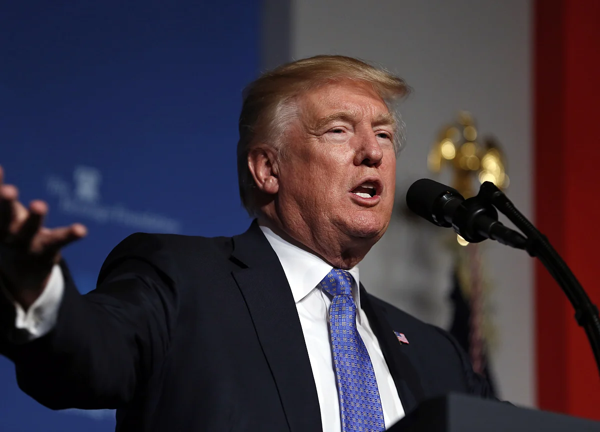 Trump Pitches Tax Plan to Policy Group That Helped Write It