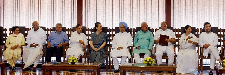 Leaders of India’s opposition parties meet on May 26, 2017. (Photograph: PTI)