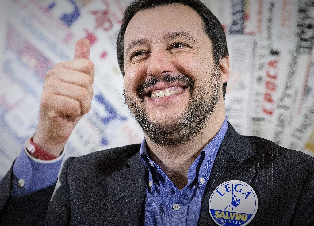 Salvini Pulls Rank After Trouncing Five Star in EU Vote