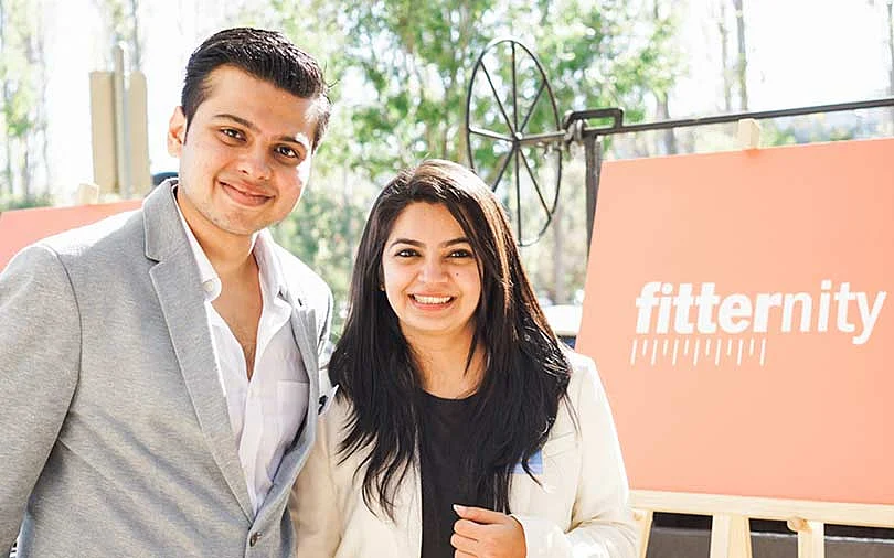 Jayam Vora and Neha Motwani, co-founders, Fitternity. (Source: Fitternity) 