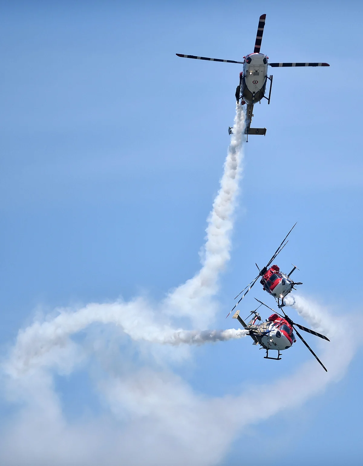 Indian Air Forces Sarang display team. Source: PTI Photo