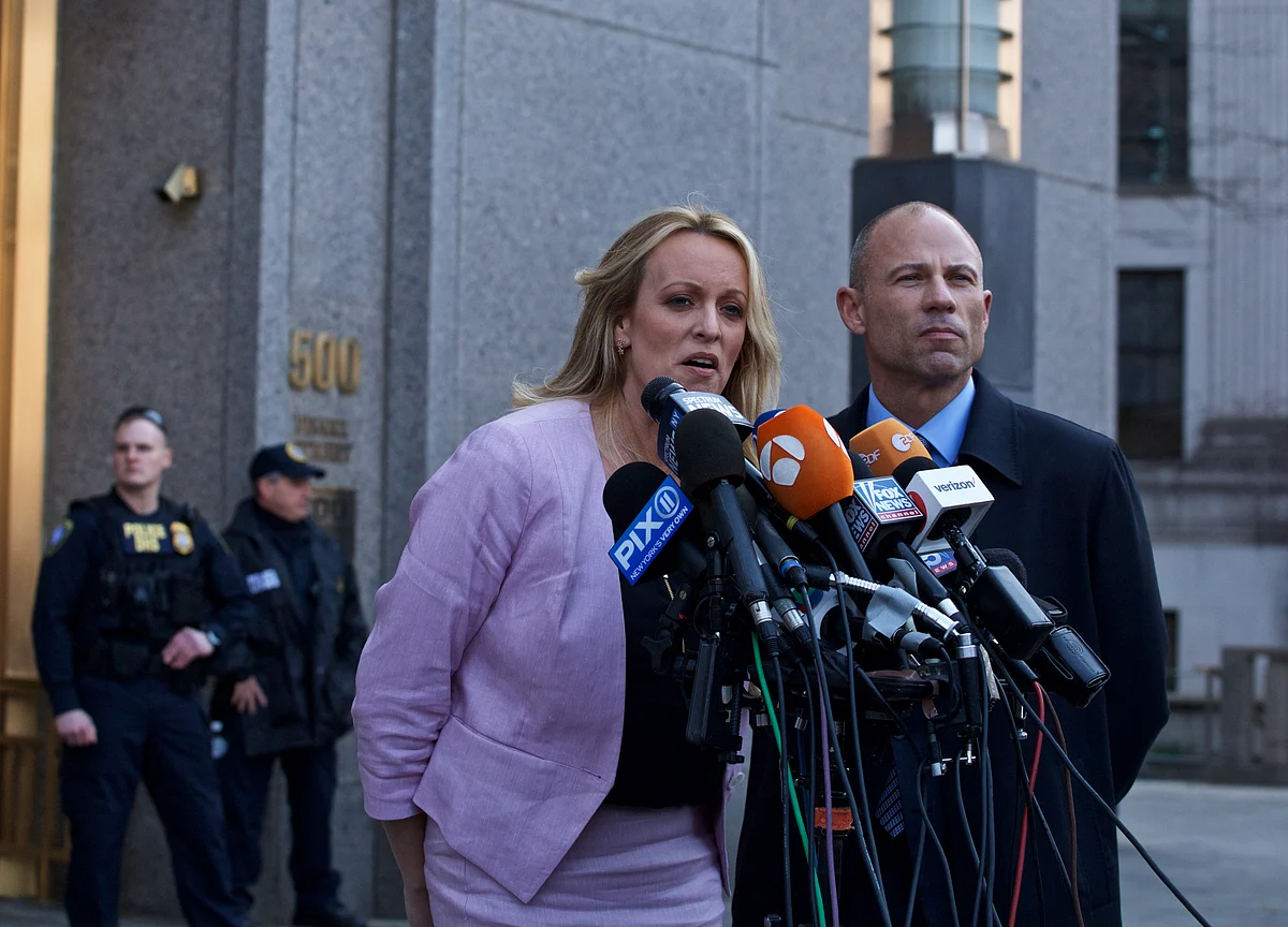 Trump Salvo by Daniels’s Lawyer Forces Global Damage Control