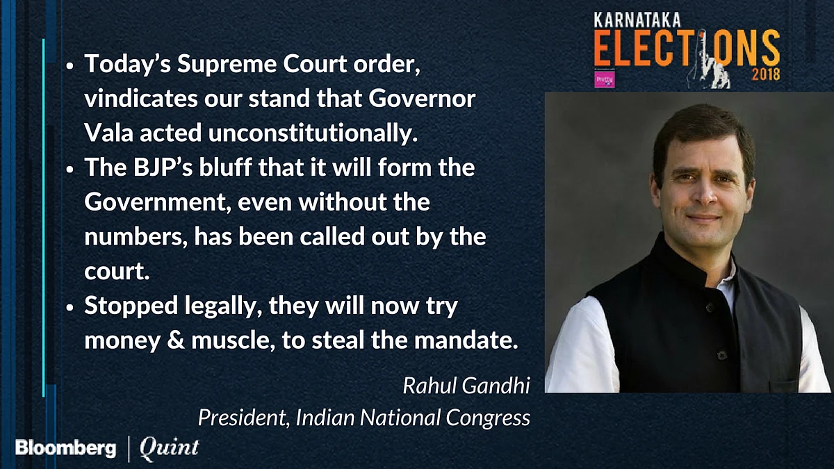 Karnataka Election: Supreme Court Directs Floor Test Today
