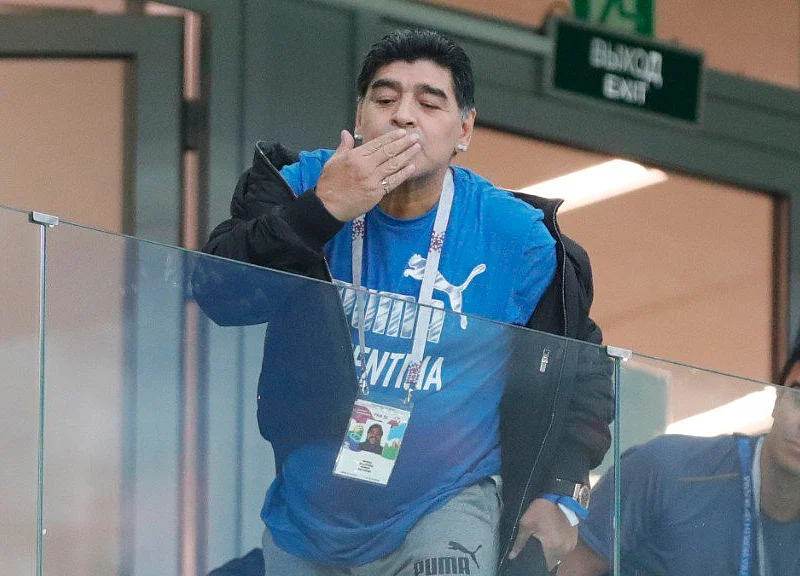 Maradona Says He’s Fine After Health Scare