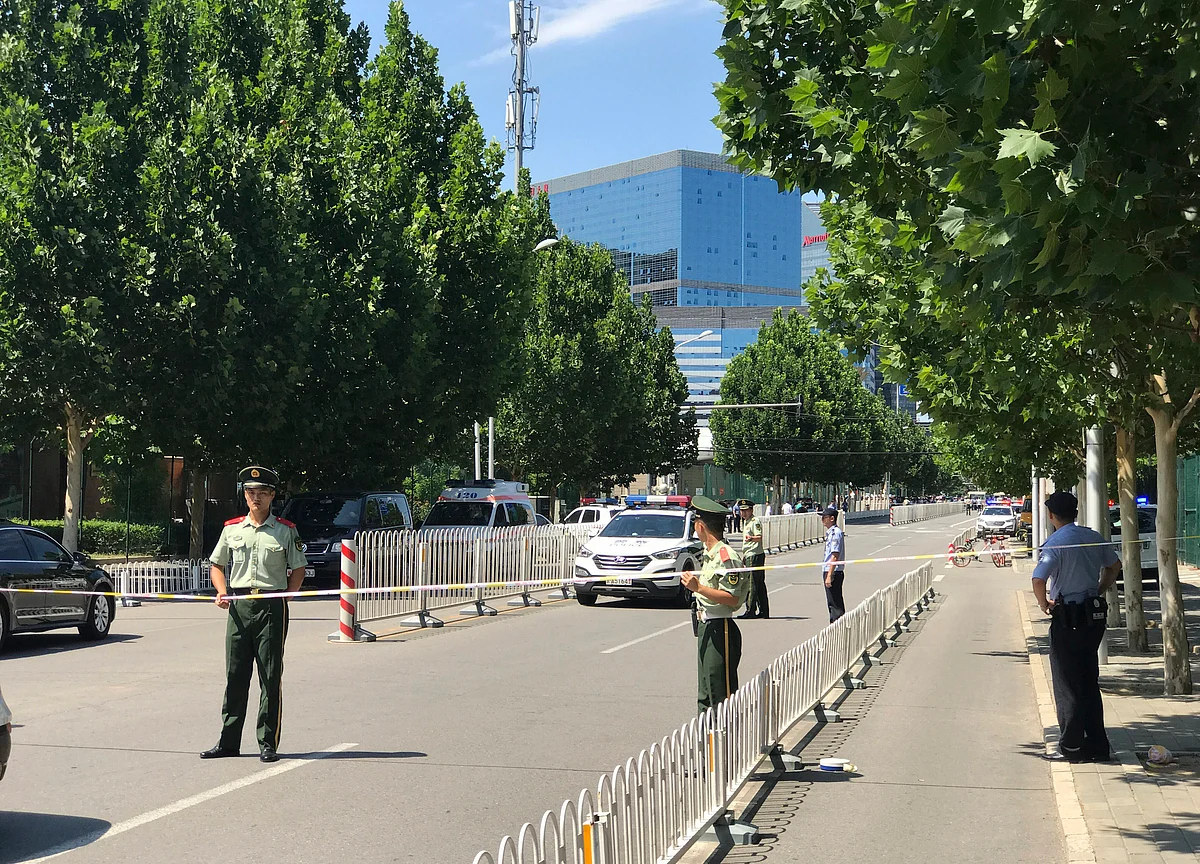 Bomb Detonated Outside U.S. Embassy in Beijing