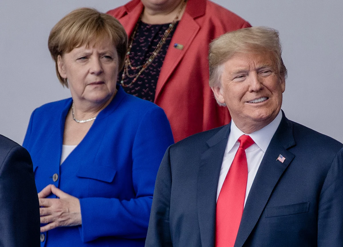 Merkel Rejects Trump's Link Between EU Trade, Defense Spending
